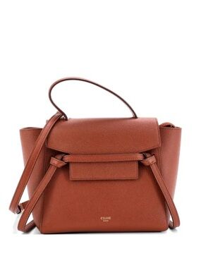 Celine Medium Belt Bag in Brown, red, burgundy